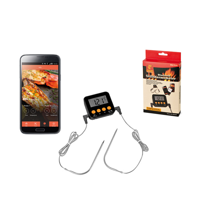 Termometro Per Grigliare Bluetooth Accessori Barbecue GMR Trading